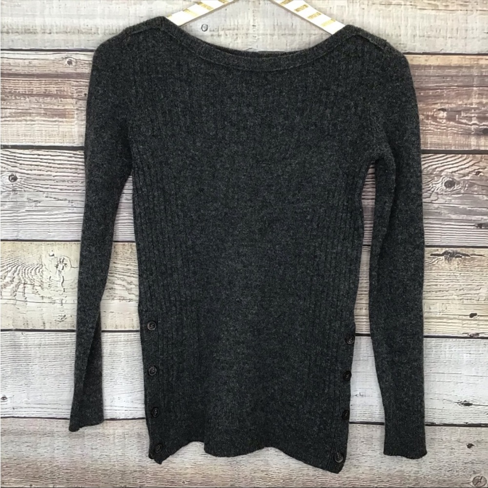 Madewell Pinewood Pullover Sweater XXS Gray
